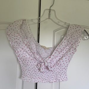 Tie Front Crop Top